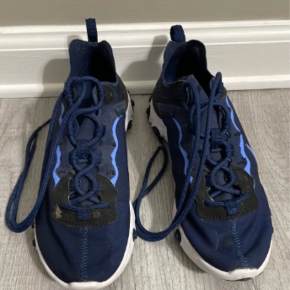 Nike React Element 55 Midnight Navy - Size 5 - image 2
